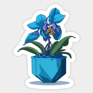 Potted Orchid Sticker